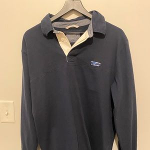 Men’s LL Bean Rugby Polo - Navy - L